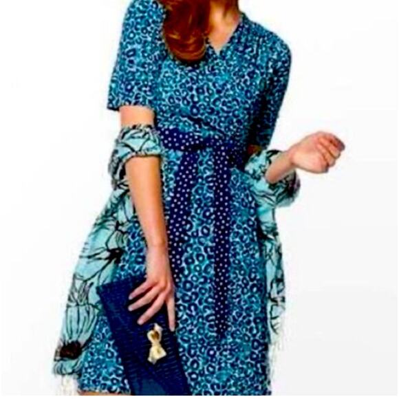 Lilly Pulitzer Adalie Wrap Dress-Thrill of the Chase Size XL - Picture 1 of 6